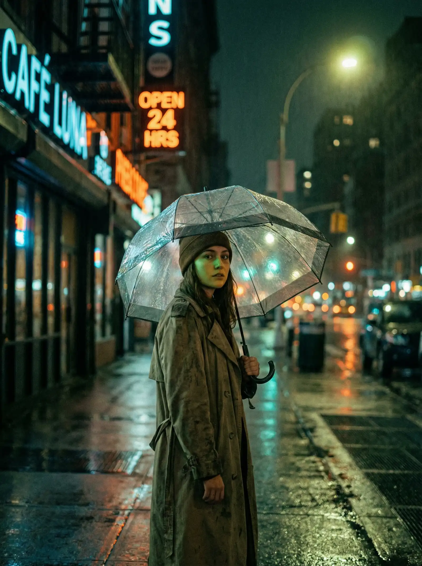 盛夏晚晴天未删版 本周佳作 - 雨夜独行